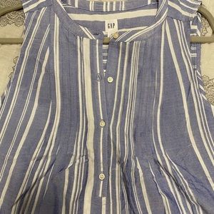 Gap blue/white striped Tank